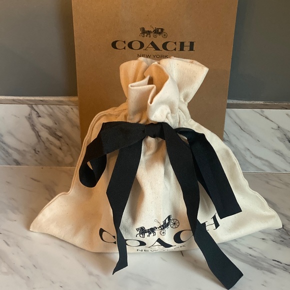 NWT Coach Cream Leather Mini Bucket Bag with Red Cherry Print - Picture 15 of 15